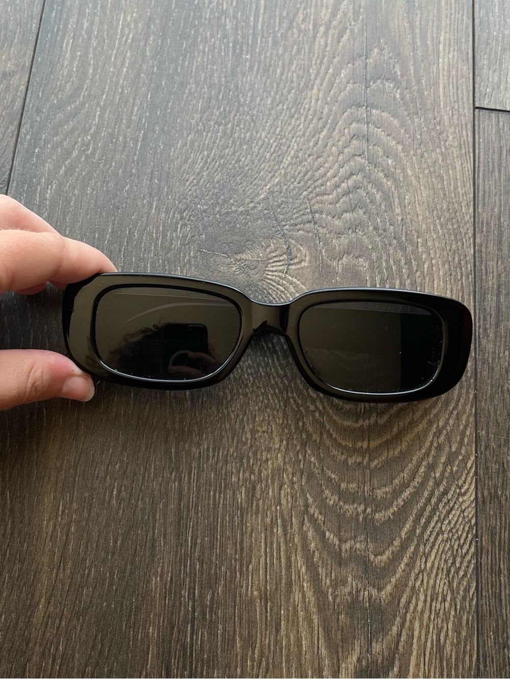Black Rectangular Sunglasses